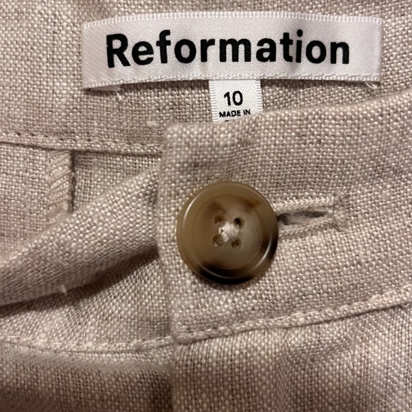 Reformation Mason Linen Pant - Picture 7 of 7